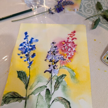 Paint a background